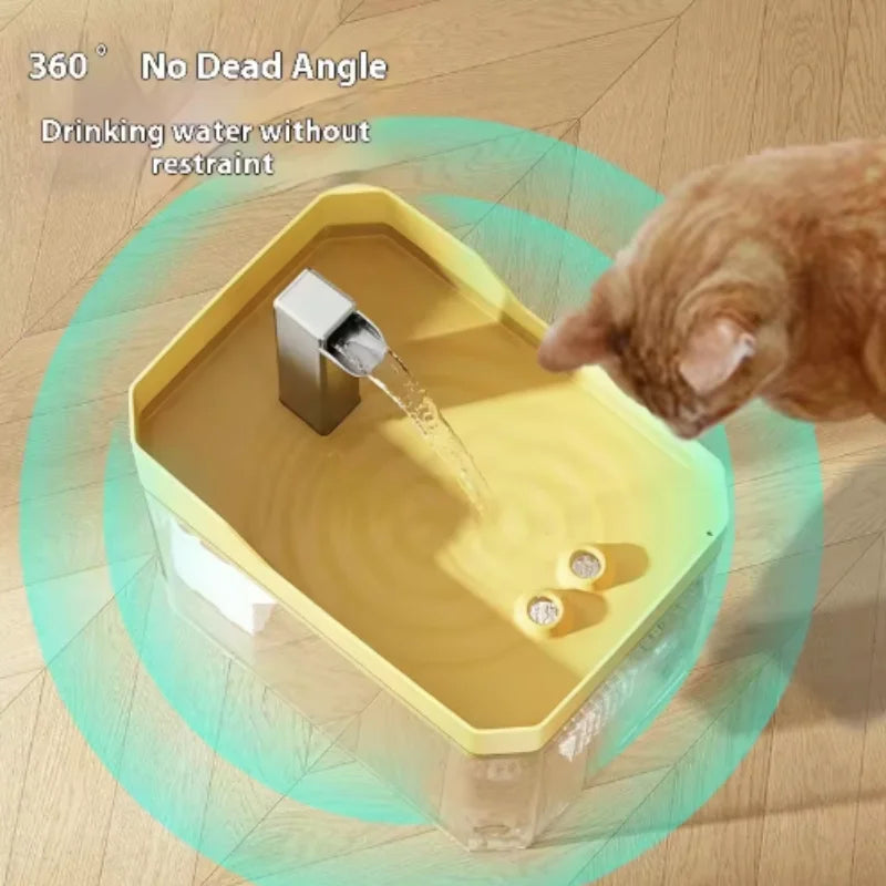 Fontana d’Acqua Automatica per Gatti con Filtro Silenzioso