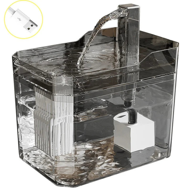 Fontana d’Acqua Automatica per Gatti con Filtro Silenzioso