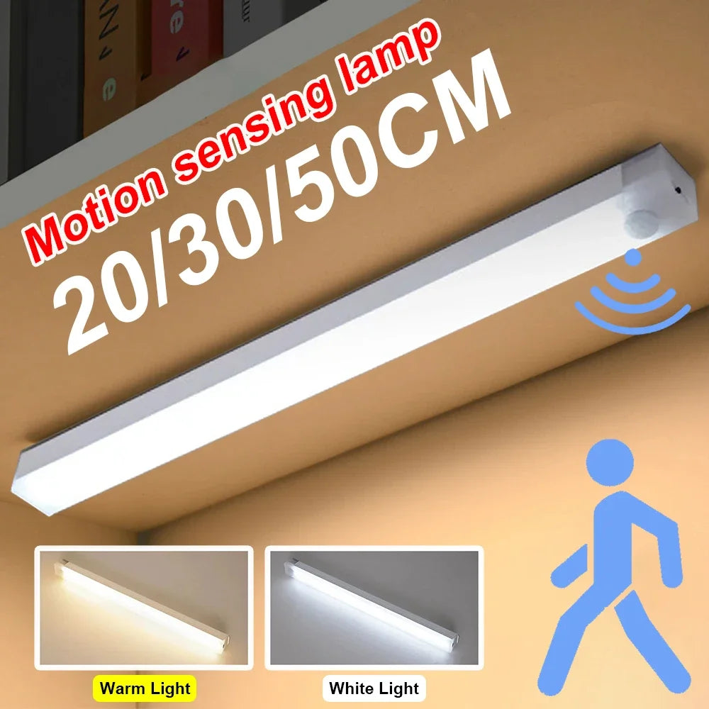 Luce LED con Sensore di Movimento – Wireless Ricaricabile USB-C per Cucina e Armadio