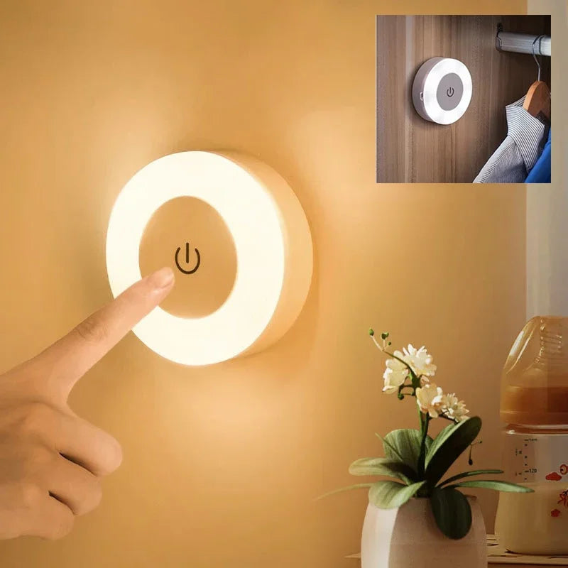 Lampada LED Portatile USB Ricaricabile per Soggiorno e Camera da Letto