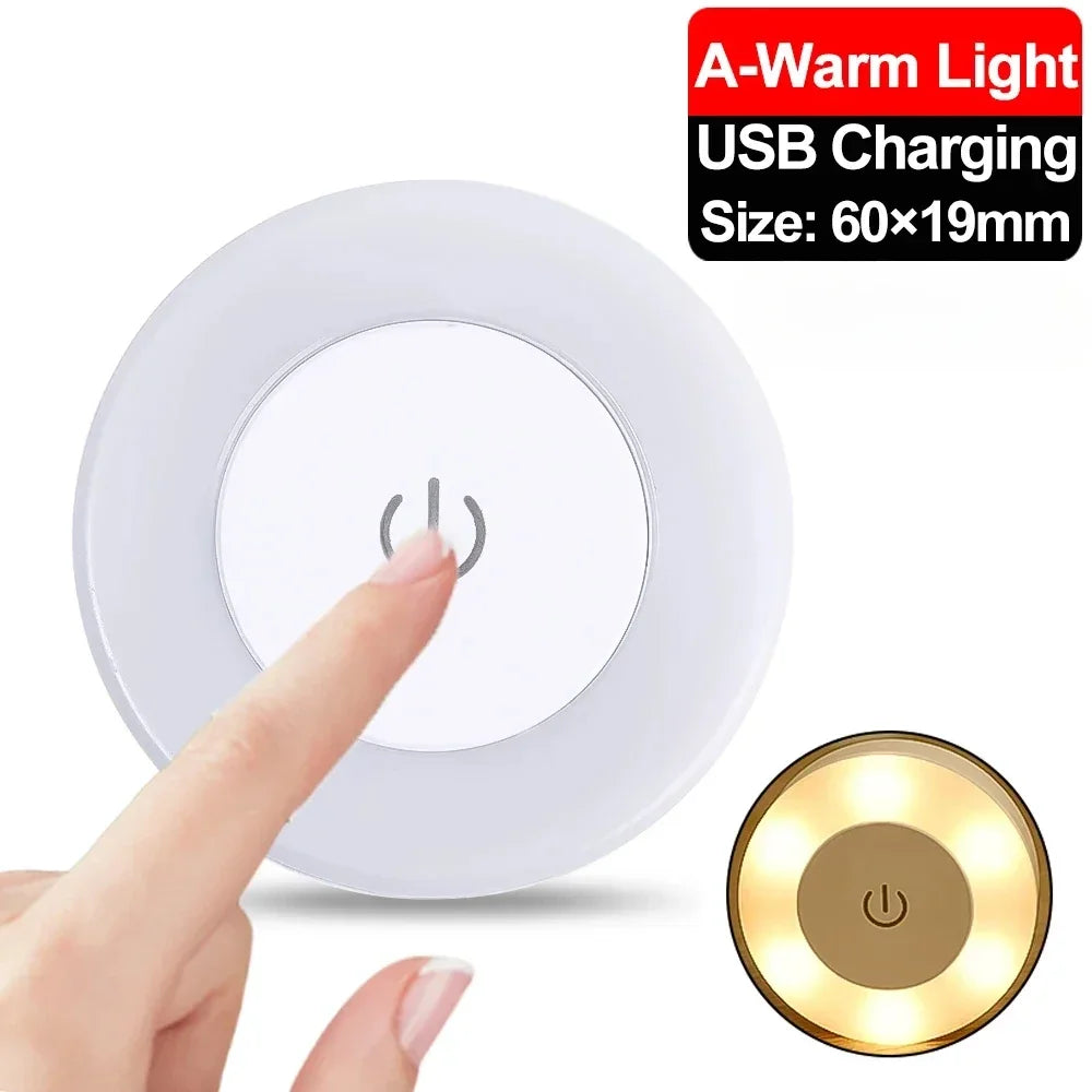 Lampada LED Portatile USB Ricaricabile per Soggiorno e Camera da Letto