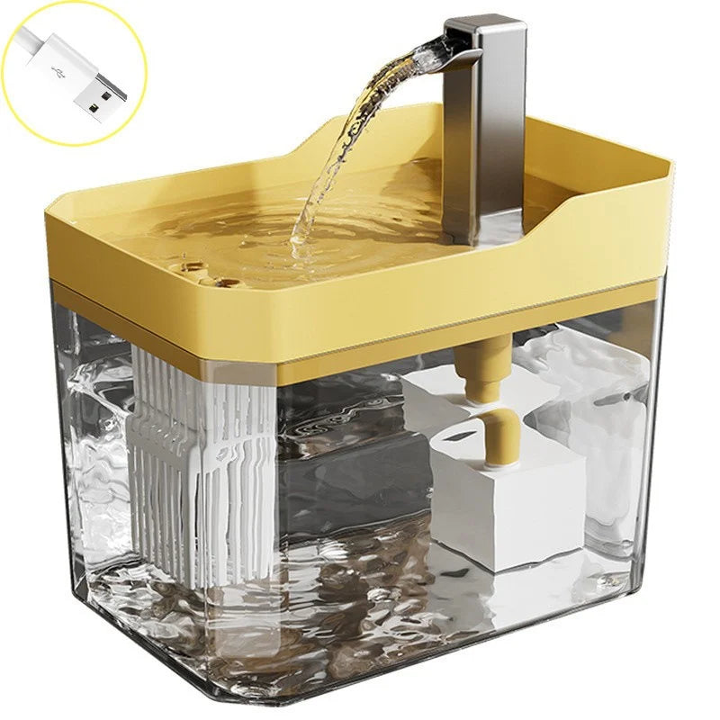 Fontana d’Acqua Automatica per Gatti con Filtro Silenzioso