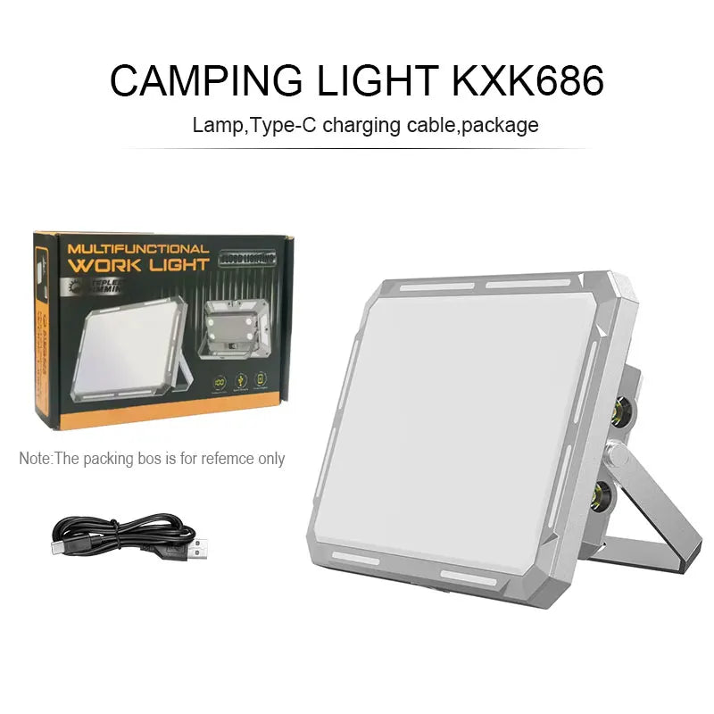 Torcia LED da Campeggio Ricaricabile ad Alta Potenza – Impermeabile e Portatile