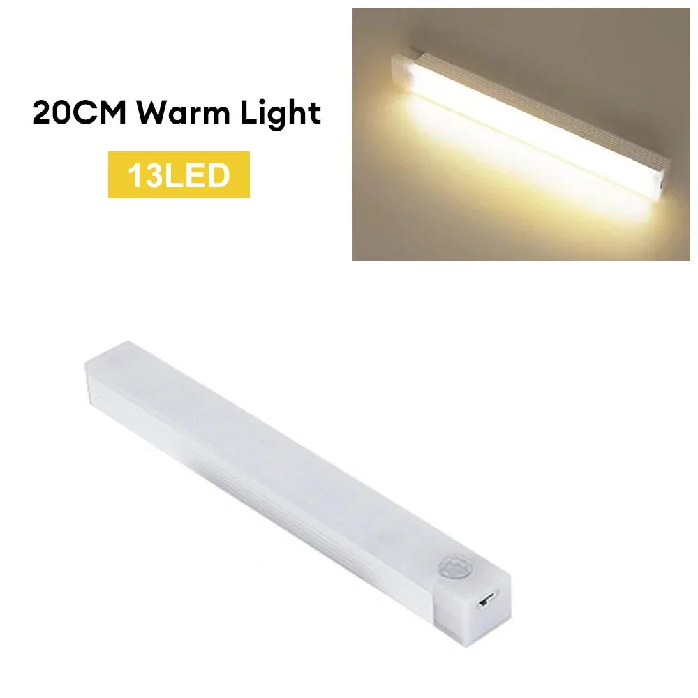 Luce LED con Sensore di Movimento – Wireless Ricaricabile USB-C per Cucina e Armadio