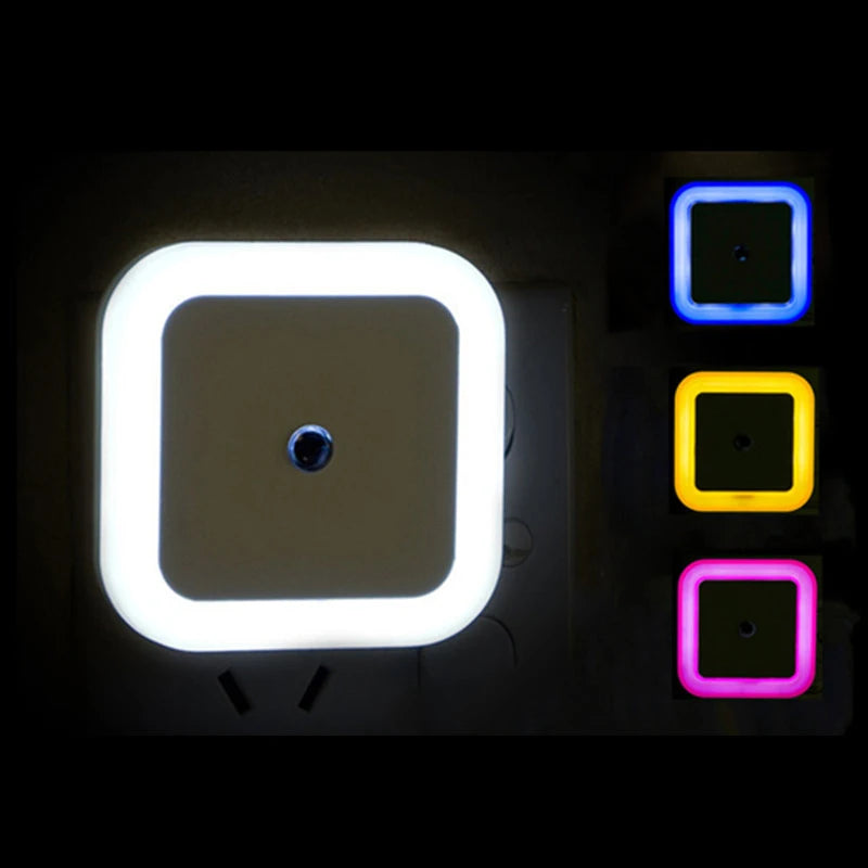 Luce Notturna LED Wireless con Sensore – Spina EU/US per Camera dei Bambini