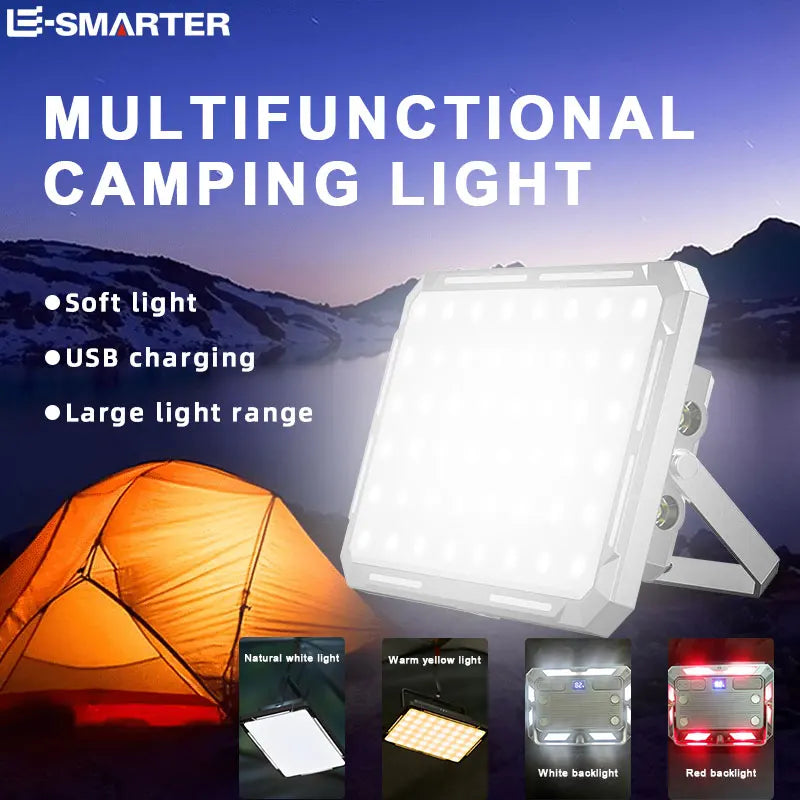 Torcia LED da Campeggio Ricaricabile ad Alta Potenza – Impermeabile e Portatile