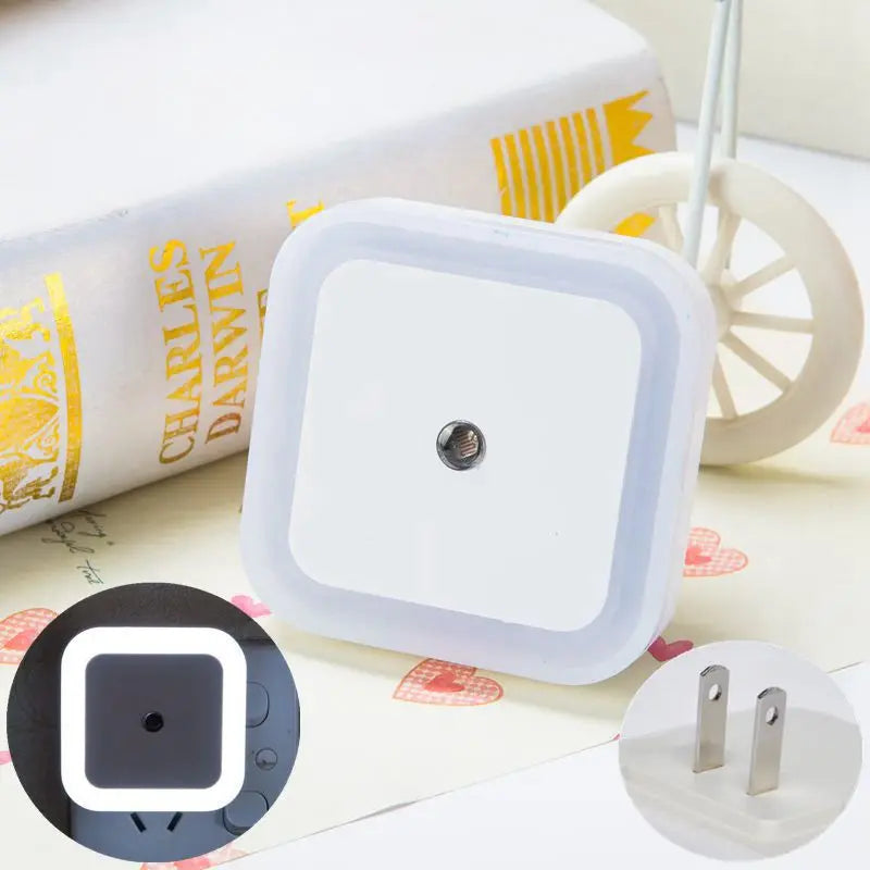 Luce Notturna LED Wireless con Sensore – Spina EU/US per Camera dei Bambini