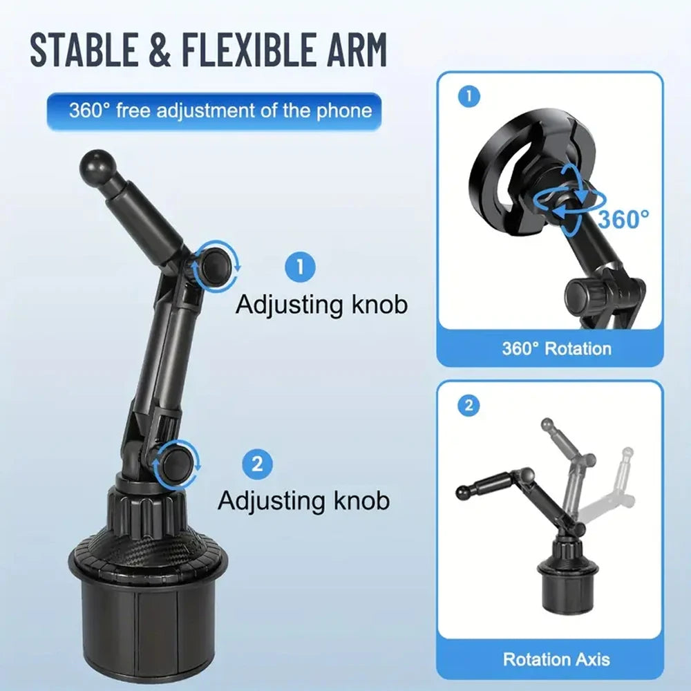 Porta Cellulare Magnetico per Portabicchieri Auto