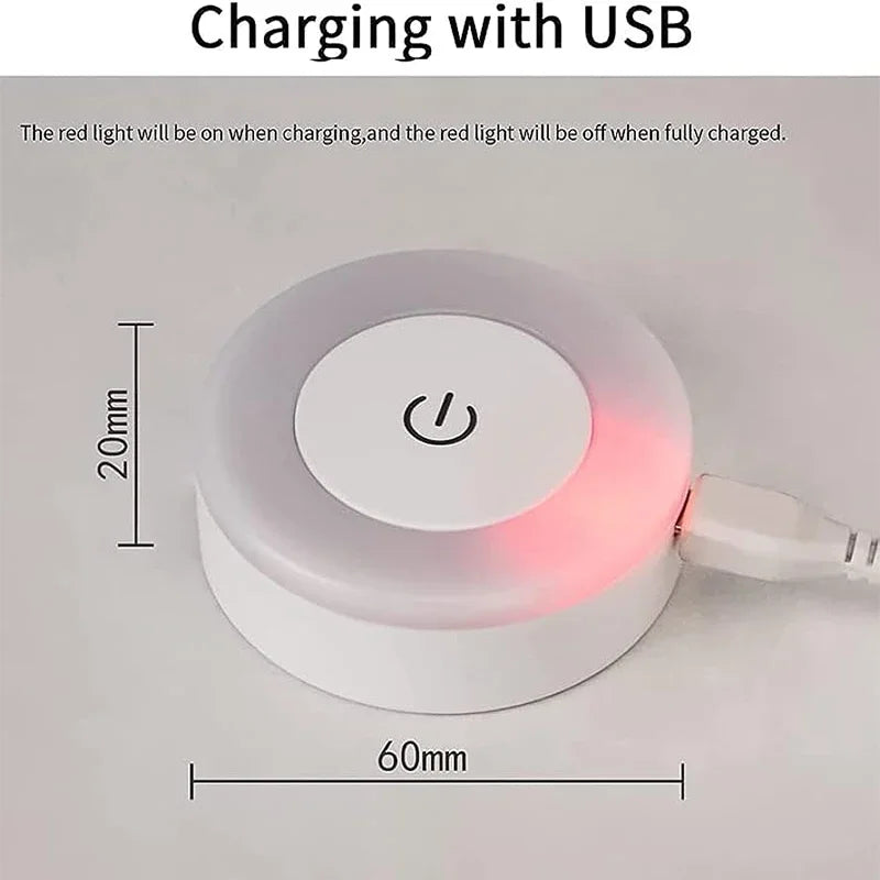 Lampada LED Portatile USB Ricaricabile per Soggiorno e Camera da Letto