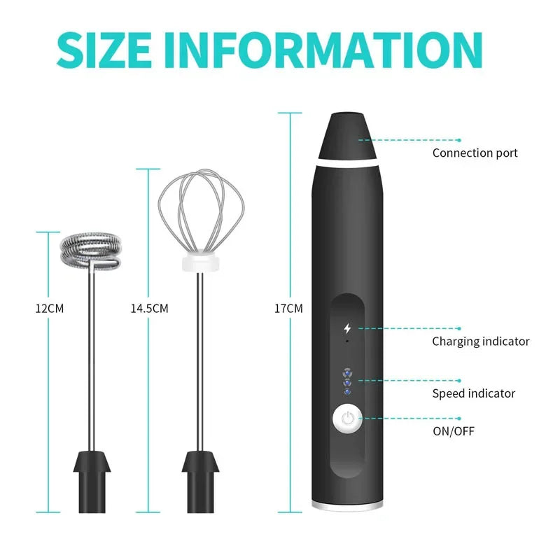 Frullatore e Montalatte Elettrico Portatile USB