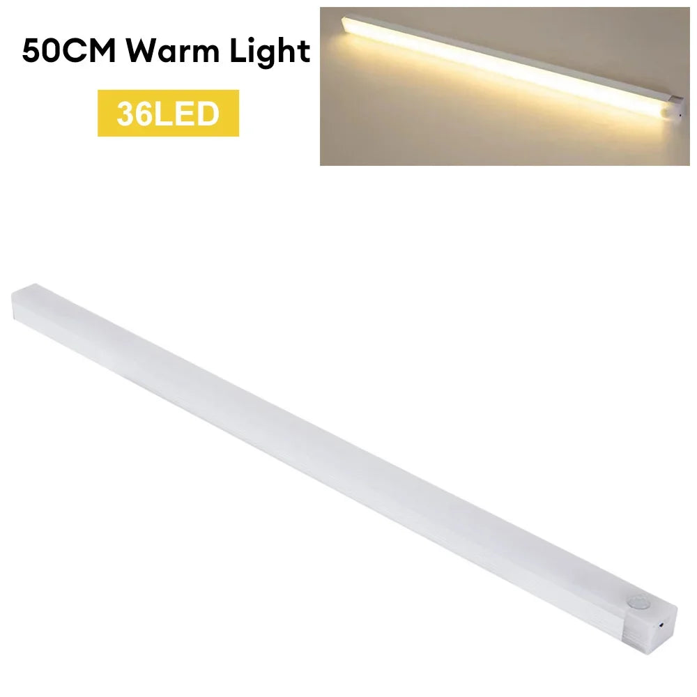 Luce LED con Sensore di Movimento – Wireless Ricaricabile USB-C per Cucina e Armadio