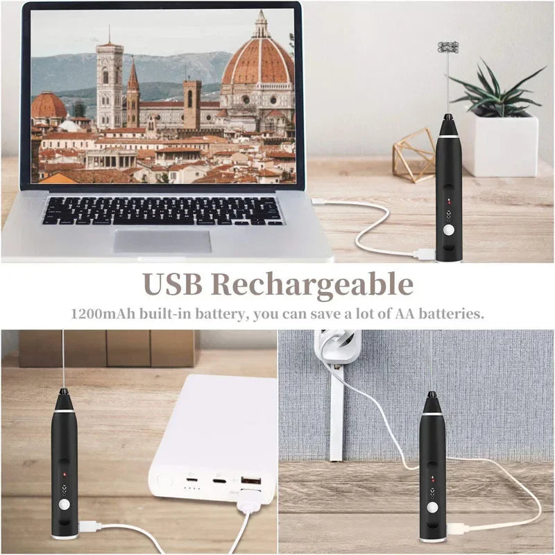 Frullatore e Montalatte Elettrico Portatile USB