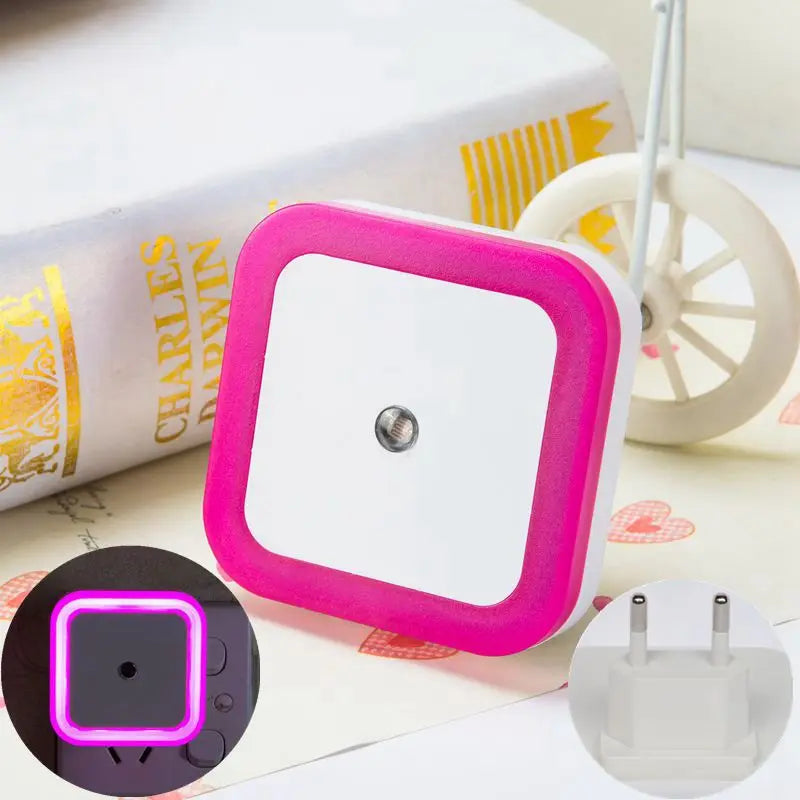 Luce Notturna LED Wireless con Sensore – Spina EU/US per Camera dei Bambini
