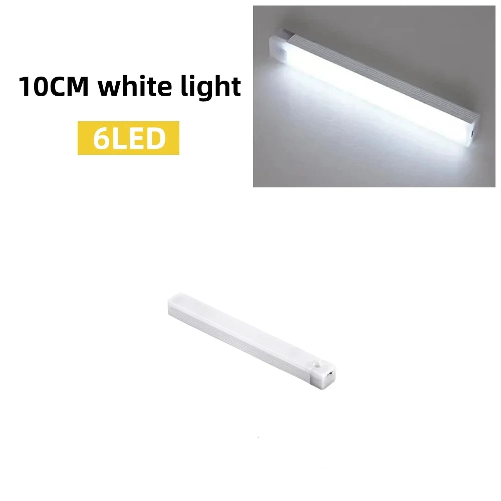 Luce LED con Sensore di Movimento – Wireless Ricaricabile USB-C per Cucina e Armadio