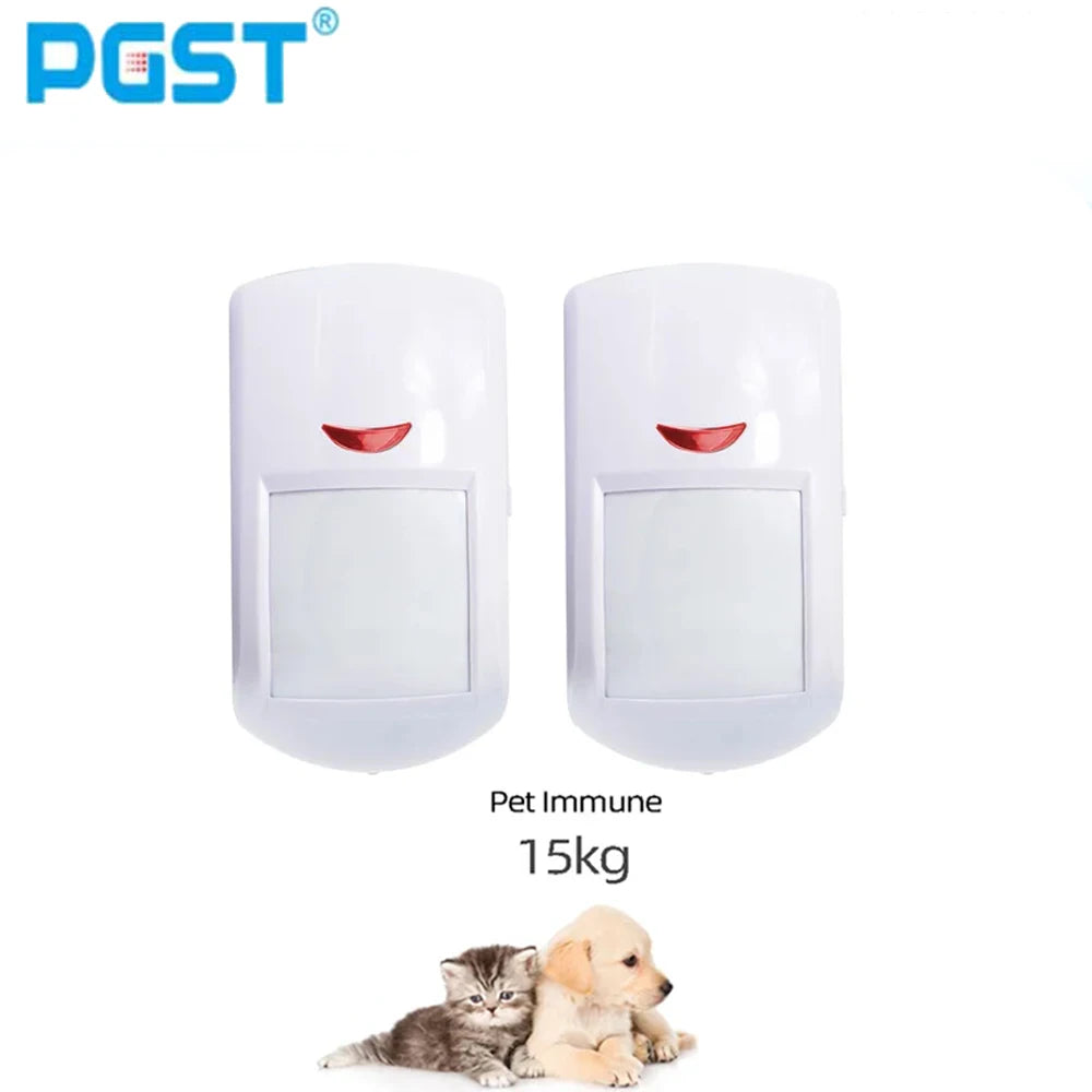 Kit Allarme Casa Wireless PGST 433MHz con Sensore Porta e Connessione WiFi/GSM